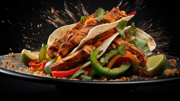 a photo of fajitas