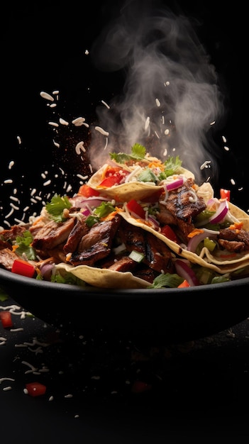 a photo of fajitas