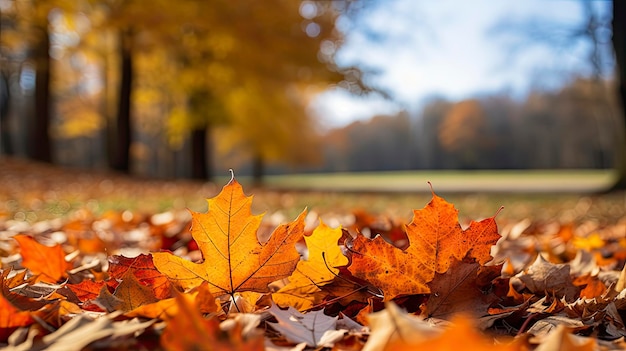 photo of fall leaves squash