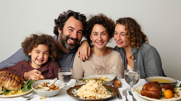 photo of family white background autumn