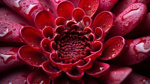 A Photo featuring a hyper detailed shot of a macro view of a vibrant flower petal