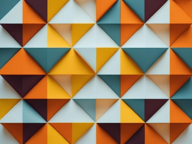 Photo flat geometric colorful background