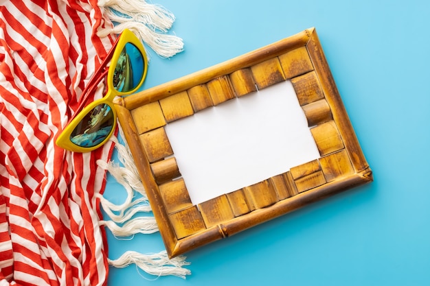  photo frame, seashells