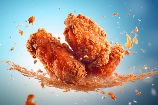 a photo of fried chicken