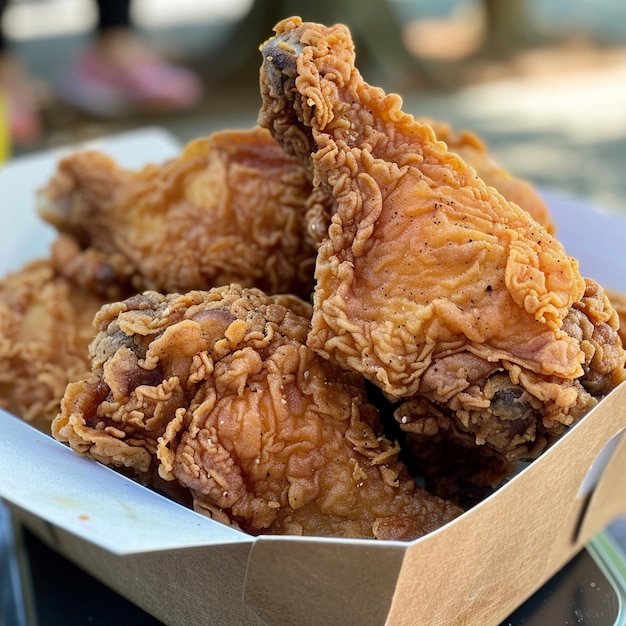 A photo of fried chicken