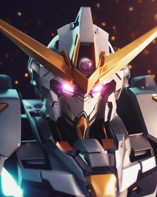 a photo of a gundam robot with the latest variations of wallpaper