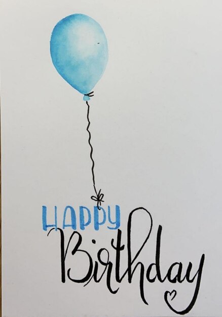 Photo Happy birthday card