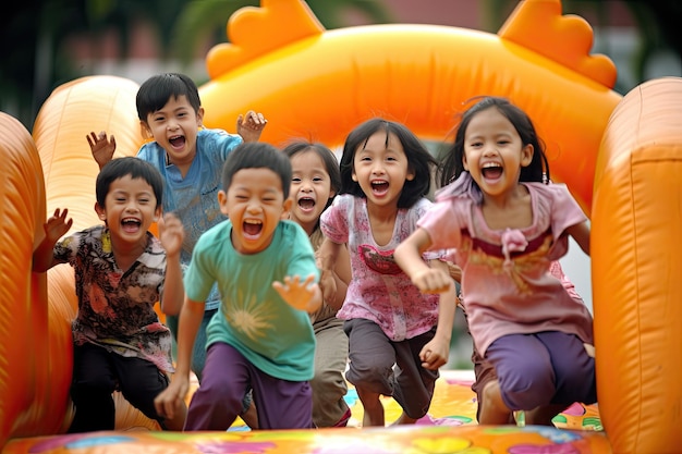 a photo of Happy Children's Day celebrated