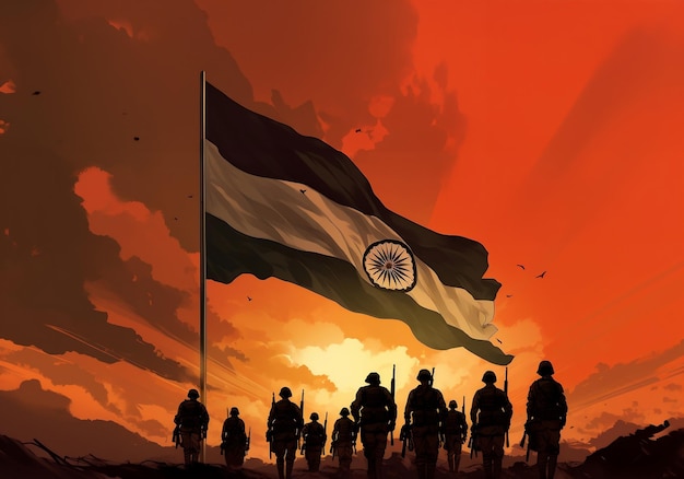 Photo happy indian independence day background