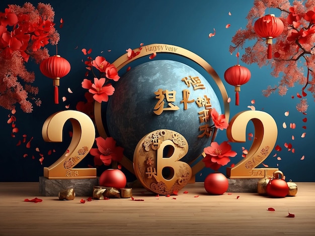 Photo happy lunar new year 2024 2025