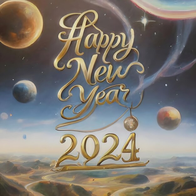 Photo happy new year 2024