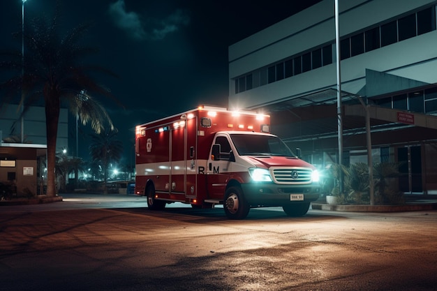 photo hospital medical emergency vehicles