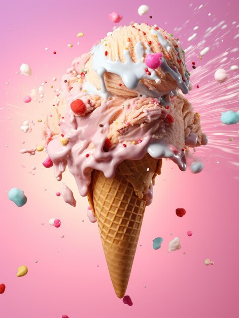 a photo of ice cream