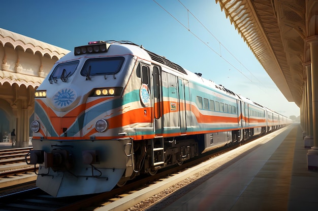 Photo of Indian Railways with Republic Day Graphics India Republic Day