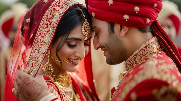 Photo of indian wedding couple photography