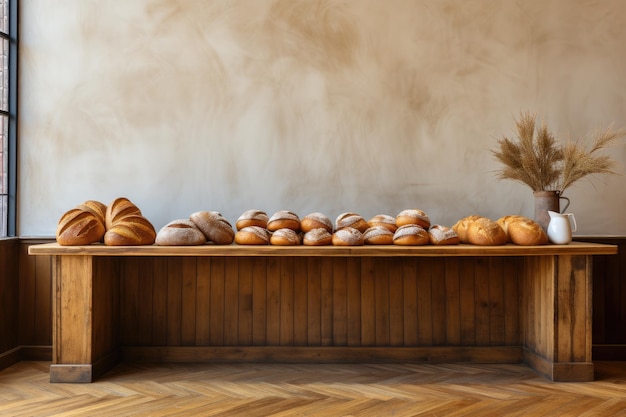 photo of inside bread shop