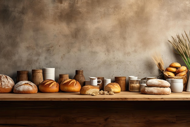 photo of inside bread shop