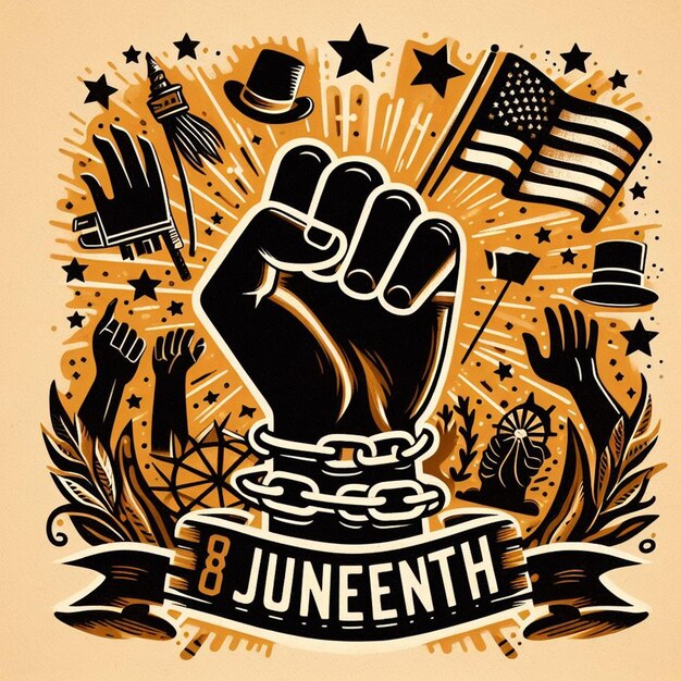 Photo photo juneteenth celebration illustration