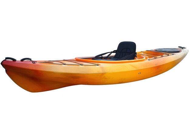 Photo photo of kayak boat vehicle canoe white background