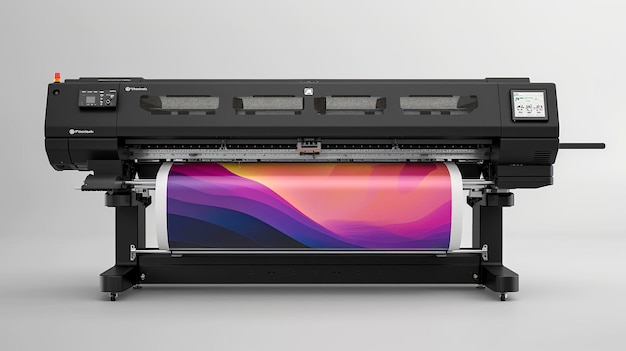 A photo of a large format printer