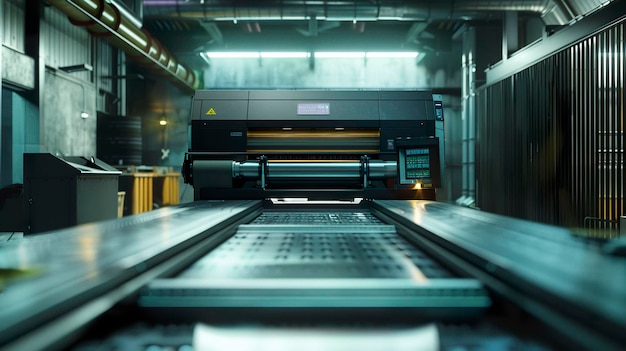 A photo of a large format printer