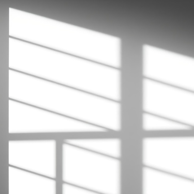 Photo of Louvered Window Shadow Forming Angled Linear Patterns Sharp Clean Edges Offer a Modern Lo