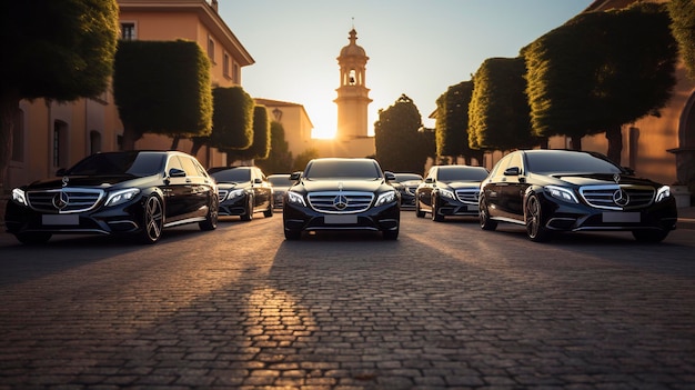 A Photo of a Luxury Car Fleet