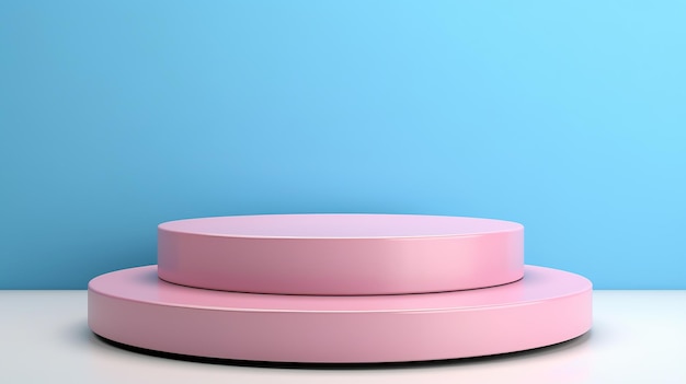 Photo of minimal creative 3d podiums and backgrounds