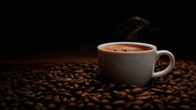 Photo of a Morning Ritual Espresso Aroma Awakening the Day