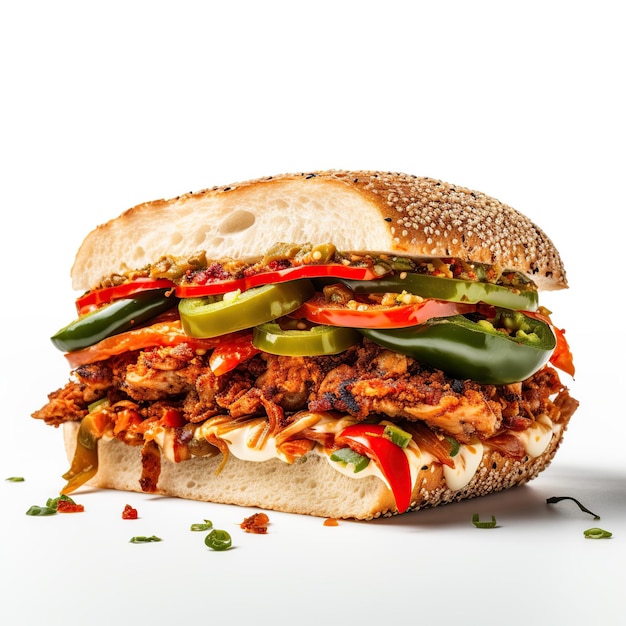 Photo_of_a_Spicy_Pery_sandwich_white_backgro