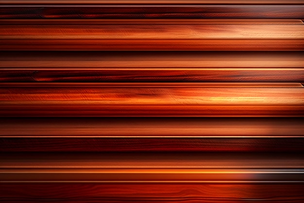 Photo old wooden texture background vintage A brown and orange striped wall with a dark background