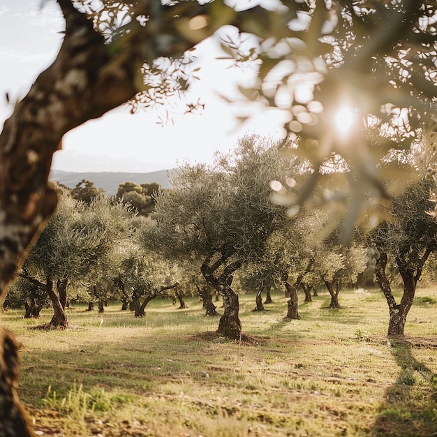 photo of an olive grove