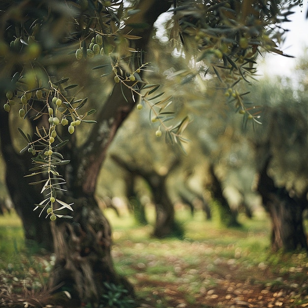 photo of an olive grove