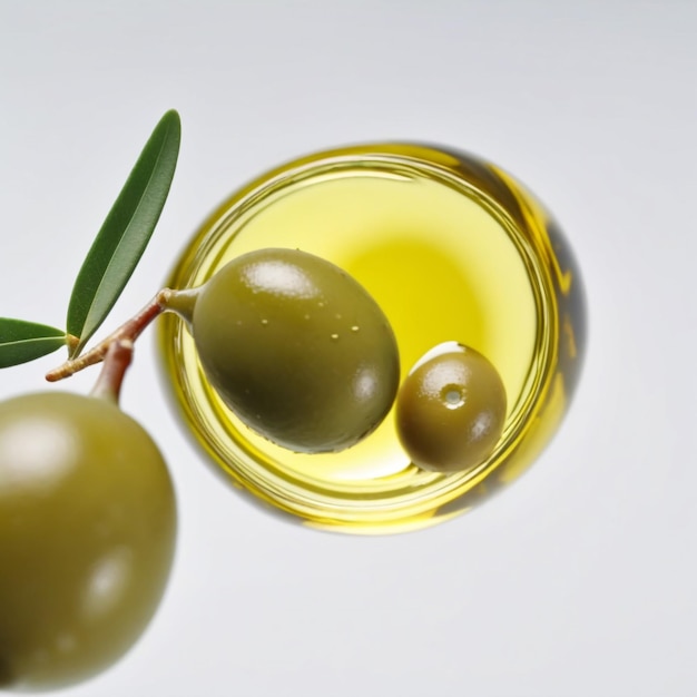 Photo photo of olive isolated on background