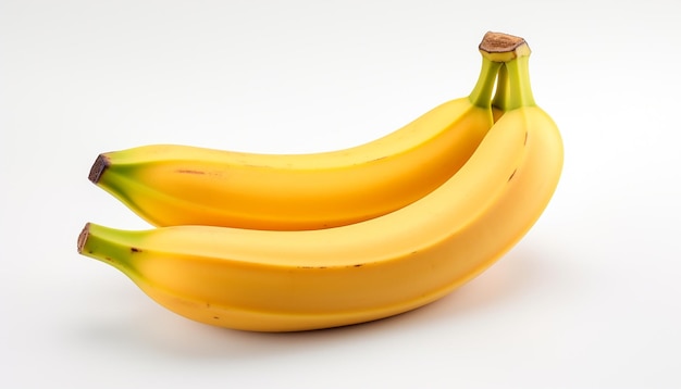 photo of one banana fruit ai generated white background