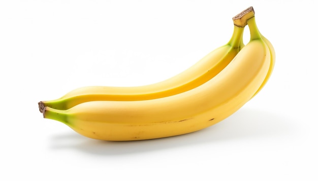 photo of one banana fruit ai generated white background