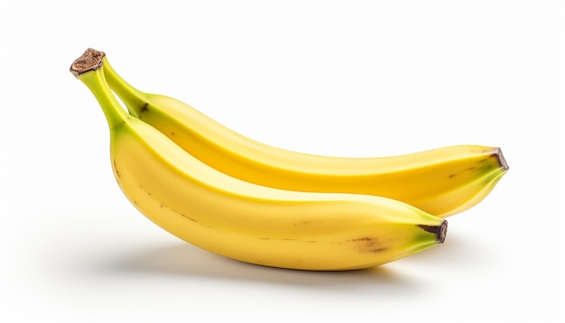 photo of one banana fruit ai generated white background