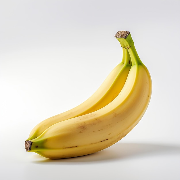 photo of one banana fruit ai generated white background