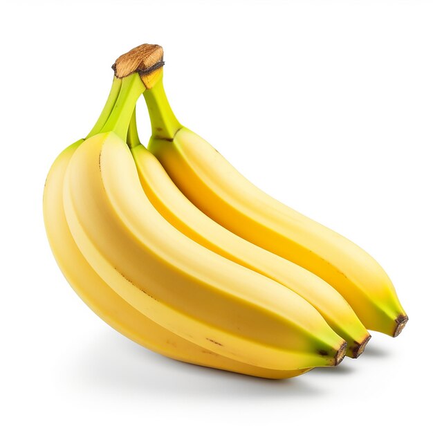 photo of one banana fruit ai generated white background