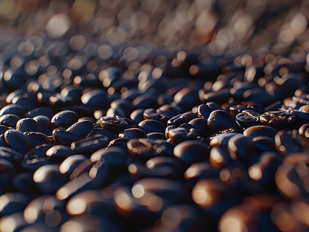 Photo photo of package of coffee near the coffee beans waisthigh photo 15 themed background daylight photo