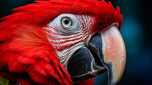 photo picture of a parrot posing at generated by AI