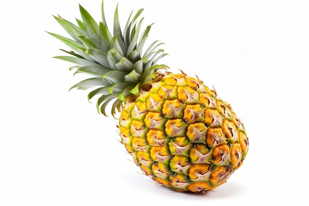 Photo pineapple on a white background