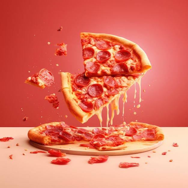 a photo of pizza