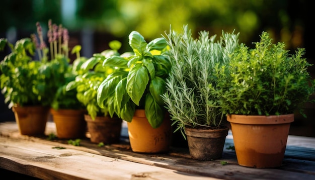 Photo of potted houseplants