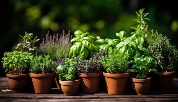 Photo of potted houseplants