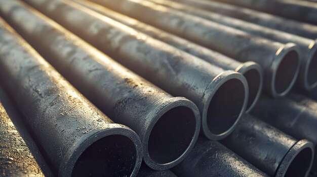 A photo of PVC pipes