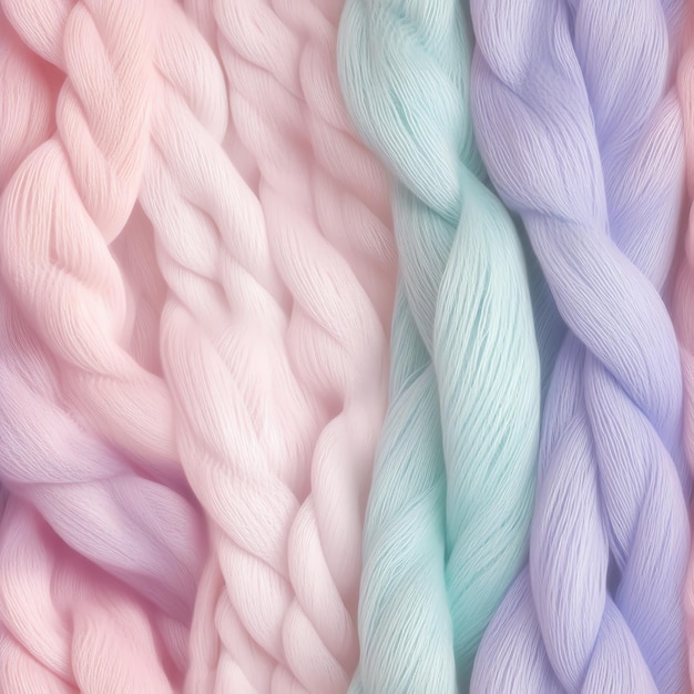 a photo of the rainbow colored wool yarn