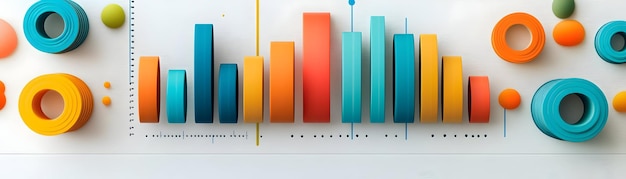 Photo Realistic as Resistance band and financial chart concept as A resistance band and a financial