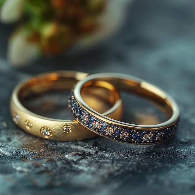 Photo Realistic Wedding Rings