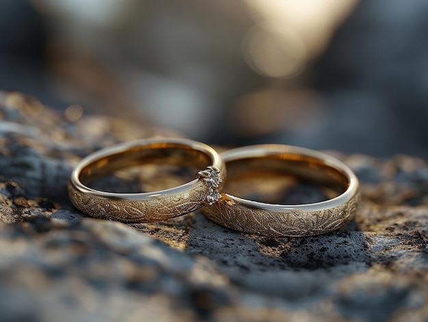 Photo Realistic Wedding Rings